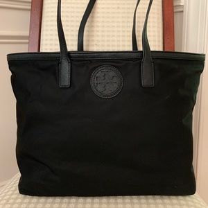 Tory Burch Black Nylon Tote
